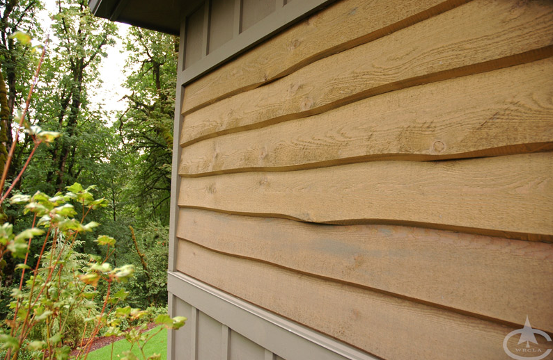 Cedar Wavy Edge Siding