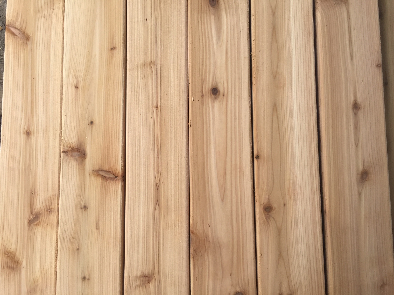 cedar decking sizes stk