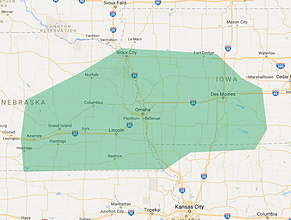 Omaha, NE Delivery Area